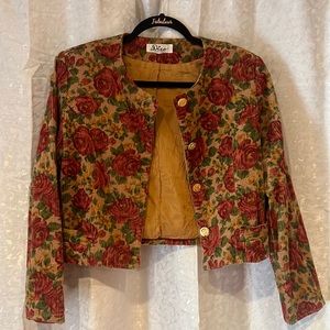Beautiful floral office coat